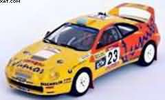 TOYOTA CELICA CT FOUR 12TH RALLY OF PORTUGAL 1997:  RAÚL SUFAN / MARTIN CHRISTIE