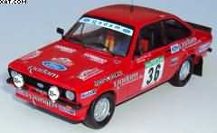 FORD ESCORT MK2 2ND GR1 RALLY OF PORTUGAL 1985  PEDRO LEITE FARIA / A.MANUEL
