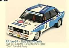 FIAT 131 ABARTH 1ST ARDENNES 1980: "DIDI" / ANDRÉ PAULY