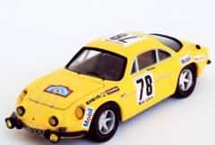 ALPINE A110 10 TH CRITÉRIUM DES CÉVENNES 1969: BOB WOLLEK / MARTINE DE LA GRANDRIVE