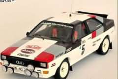 AUDI QUATTRO MONTE CARLO RALLY 1982 MICHELE MOUTON FABRIZIA PONS