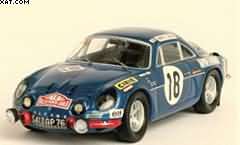 ALPINE-RENAULT A110 3RD MONTE-CARLO RALLY 1970: #18, JEAN-PIERRE NICOLAS / CLAUDE ROURE