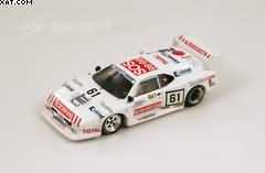 BMW M 1, N°61, 8TH LE MANS 1982 /  R. ENNEQUIN M. GABRIEL F. GASPARETTI