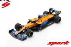 MCLAREN MCL35M N°3 MCLAREN WINNER GP ITALIE 2021 DANIEL RICCIARDO W/ PIT BOARD