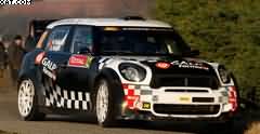 Mini John Cooper Works WRC No. 10th  Monte Carlo 2012 A. Araujo - M. Ramalho
