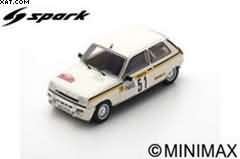 RENAULT 5 ALPINE TURBO N°51 RALLYE DE MONTE CARLO 1984F. CHAUCHE C. TEYSSIER