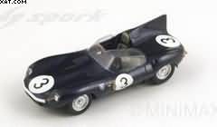 JAGUAR D, NO.3, WINNER LE MANS 1957 I. BUEB R. FLOCKHART REPRODUCTION