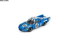 ALPINE A210 N°46 24H Le Mans 1969 A. LeGuellec B. Tramont