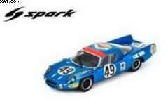 ALPINE A210 N°49 24H LE MANS 1969 
J. FOUCTEAU P. COMPAIN