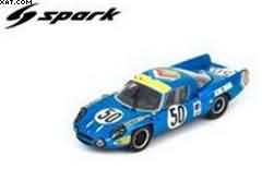 ALPINE A210 N°50 12ème 24H Le Mans 1969 A. Serpaggi C. Ethuin