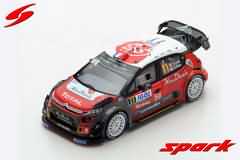 CITROEN C3 WRC CITROËN TOTAL ABU DHABI WRT N°11 RALLYE TOUR OF CORSICA 2018 S. LOEB D. ELENA