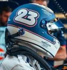 HELMET Alexander Albon Williams Racing 
GP Monaco 2024 1/5