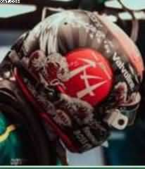 Helmet Fernando Alonso Aston Martin Aramco 
F1 Team GP Japon 2024