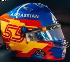 Helmet Carlos Sainz Williams Racing 2025