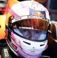 Helmet Liam Lawson Oracle Red Bull Racing 2025