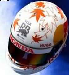 Helmet Yuki Tsunoda Oracle Red Bull Racing 2025 100th RACE