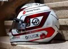 HELMET OLLIE BEARMAN MONEYGRAM HAAS F1 TEAM 
GP MONACO 2025  1/5
