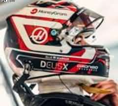 HELMET OLLIE BEARMAN MONEYGRAM HAAS F1 TEAM 
GP GRANDE BRETAGNE 2025 1/5