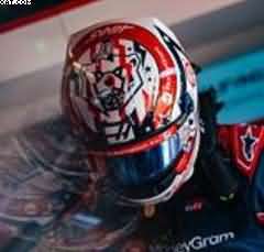 HELMET Ollie Bearman MoneyGram Haas F1 Team GP US 2025