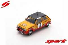 RENAULT 5 ALPINE N°16 RALLYE MONTE CARLO 1979 GUY FRÉQUELIN JACQUES DELAVAL