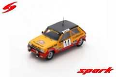 RENAULT 5 ALPINE N°11 RALLYE MONTE CARLO 1979 JEAN RAGNOTTI JEAN-MARC ANDRIE