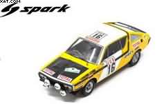 RENAULT 17 N°16 6th RALLYE DU MAROC 1976 J. PRIVÉ TILBER
