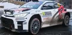 TOYOTA GR Yaris Rally 2 N°26 TOYOTA Gazoo Racing WRT NG 
Rallye Monte Carlo 2025