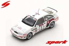 FORD SIERRA RS COSWORTH N°2 TOUR DE CORSE RALLYE DE FRANCE 1987 STIG BLOMQVIST BRUNO BERGLUND