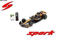 MCLAREN MCL38 N°4 Mclaren Formula 1 Team winner GP Abu Dhabi 2024 Lando Norris