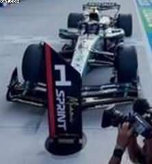 MERCEDES W16 N°12AMG PETRONAS F1Team 
Pole course Sprint GP Miami25 Kimi Antonelli + Pit board N°1
