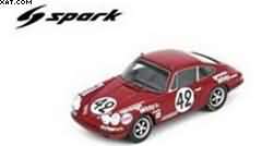 PORSCHE 911T N°42 24H Le Mans 1969  A. Wicky E. Berney