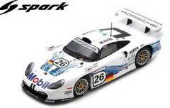 PORSCHE 911 GT1 N°26 PORSCHE AG 24H LE MANS 1997 
R. KELLENERS E. COLLARD Y. DALMAS