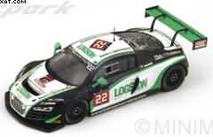 AUDI R8 LMS ULTRA N°22 ND GTR 24H SPA14 PARKER RACING LOGGIE/WESTWOOD/ROSENBLAD/MATSCHISKI 500EX.