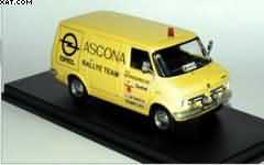 BEDFORD BLITZ OPEL ASCONA RALLYE SERVICE: OLYMPIA RALLYE 1972