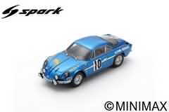 ALPINE A110 N°10 WINNER RALLYE DES ROUTES DU NORD 1969 JEAN VINATIER MARCEL CALLEWAERT