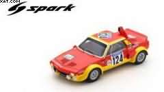 FIAT X 1/9 ABARTH N°124 TOUR DE FRANCE AUTOMOBILE 1974 C. BECKERS M. DE LA GRANDRIVE (300EX)
