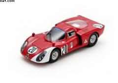 ALFA ROMEO T33-2 N°20 5th 24H DAYTONA 1968 U. SCHÜTZ N. VACCARELLA (300EX)