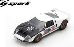 FORD GT40 MK2 N°96 5th 24H DAYTONA 1966 C. AMON B. MCLAREN