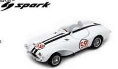 ASTON MARTIN DB3S N°59 WINNER 6H COTATI 1957 
B. OKER B. DRAKE (300EX.)