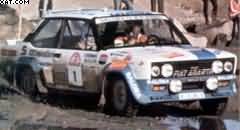 FIAT 131 ABARTH WINNER RALLY 1000 LAKES 1980 M.ALEN/I.KIVIMAKI