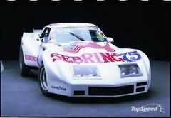 GREENWOOD CORVETTE #75 SEBRING 12HR "SPIRT OF SEBRING" 1975