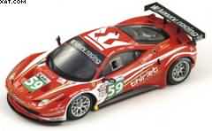 FERRARI 458 ITALIA GT2 LUXURY RACING #59 LEMANS 2011 ORTELLI/MAKOWIECKI/MELO