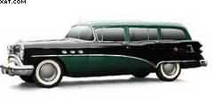 BUICK CENTURY ESTATE WAGON, BLACK 1954