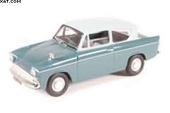 FORD ANGLIA 105E DELUXE, POMPADOUR BLUE & SHARK BLUE