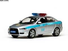 MITSUBISHI LANCER KAZAKHSTAN POLICE SILVER