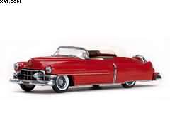 CADILLAC CLOSED CONVERTIBLE 1953  -RED