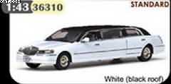 LINCOLN LIMOUSINE 2000 WHITE (BLACK ROOF)