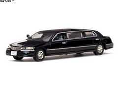 LINCOLN LIMOUSINE 2000 BLACK REPRODUCTION